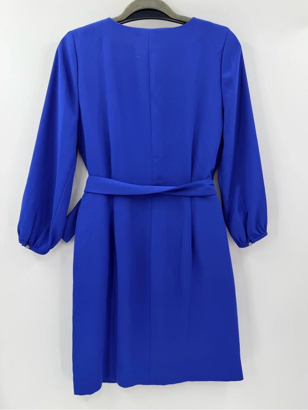 J. Crew Blue Wrap Dress Size 4 NEW